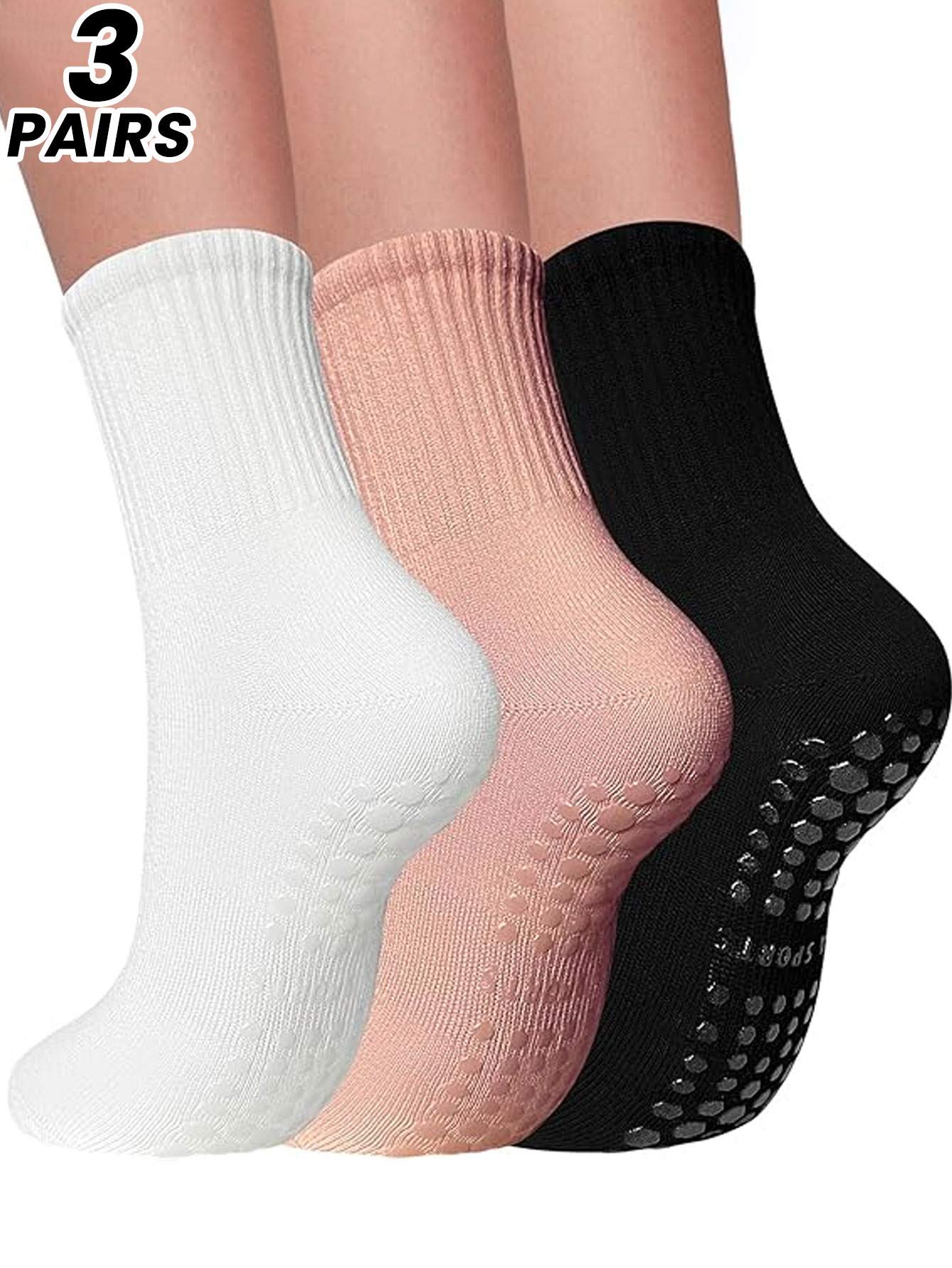 3 pairs of professional yoga s - Medias Para Pilates Y Yoga recension och pris