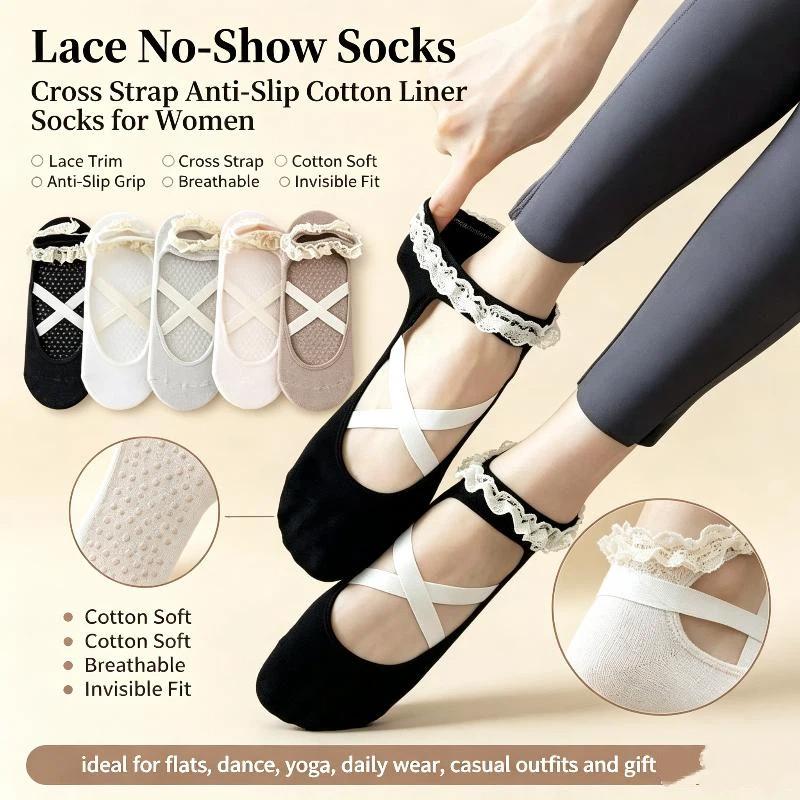 1Pairs Cute Lacework Pilates S - Pilates & Yoga Vida recension och pris